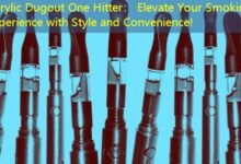Acrylic Dugout One Hitter: Elevate Your Smoking Experience with Style and Convenience!-vape