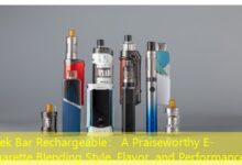 Geek Bar Rechargeable: A Praiseworthy E-Cigarette Blending Style, Flavor, and Performance-vape