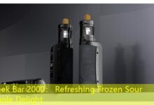 Geek Bar 2000： Refreshing Frozen Sour Apple Delight-vape