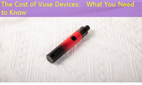 The Cost of Vuse Devices： What You Need to Know