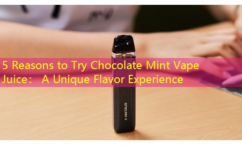 5 Reasons to Try Chocolate Mint Vape Juice： A Unique Flavor Experience