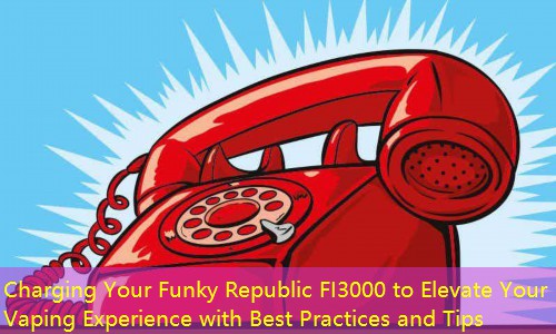 Charging Your Funky Republic FI3000 to Elevate Your Vaping Experience with Best Practices and Tips