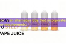 Here’s an alternative title that incorporates your requirements:-vape