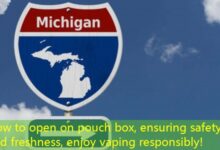 How to open on pouch box, ensuring safety and freshness, enjoy vaping responsibly!-vape