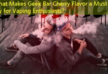 What Makes Geek Bar Cherry Flavor a Must-Try for Vaping Enthusiasts?-vape