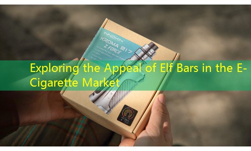 Exploring the Appeal of Elf Bars in the E-Cigarette Market