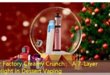 Air Factory Creamy Crunch: A 7-Layer Delight in Dessert Vaping-vape