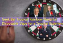 Geek Bar Tropical Rainbow Flavorful Disposable Vape for a Tropical Experience-vape
