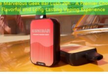 The Marvelous Geek Bar Lush 20K - A Premier Choice for Flavorful and Long-Lasting Vaping Experience-vape