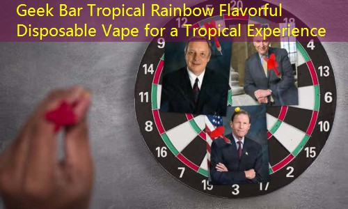 Geek Bar Tropical Rainbow Flavorful Disposable Vape for a Tropical Experience