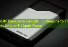 Frosty Blackberry Delight： 5 Reasons to Try This Unique E-Liquid Flavor-vape
