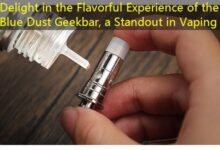 Delight in the Flavorful Experience of the Blue Dust Geekbar, a Standout in Vaping-vape
