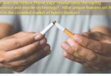 How does the Airfuze Phone Vape revolutionize the vaping experience and mobile technology？ What unique features set it apart in the crowded market of hybrid devices？-vape